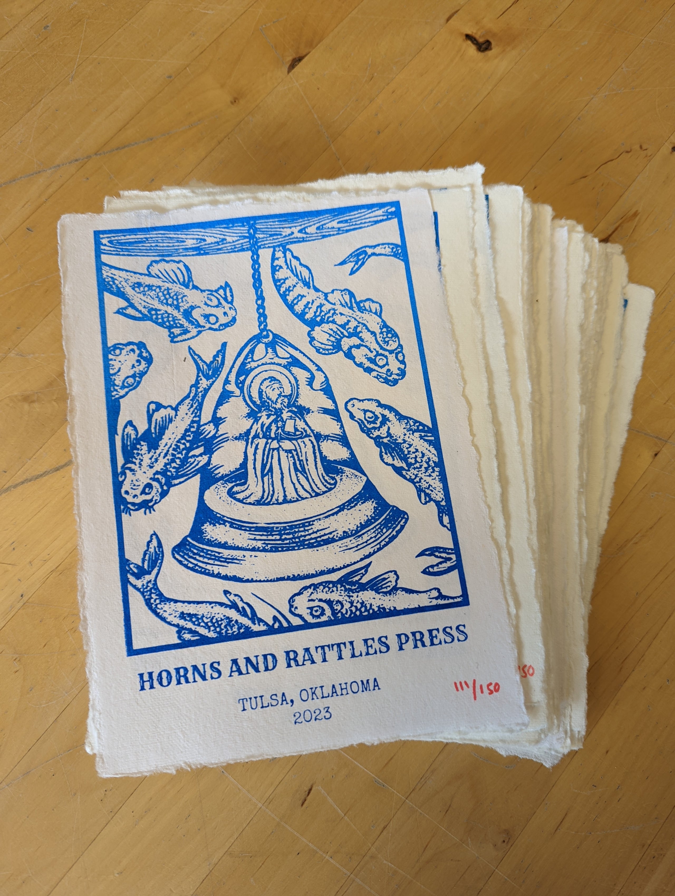 Fish Gather to Listen Prints HORNS & RATTLES PRESS